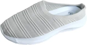 Womens Canvas Slip on Sneakers Walking Tennis Flat Dress Loafers Platform Wedge Mesh Shoes Embroidery Sneakers Casual Outdoor
