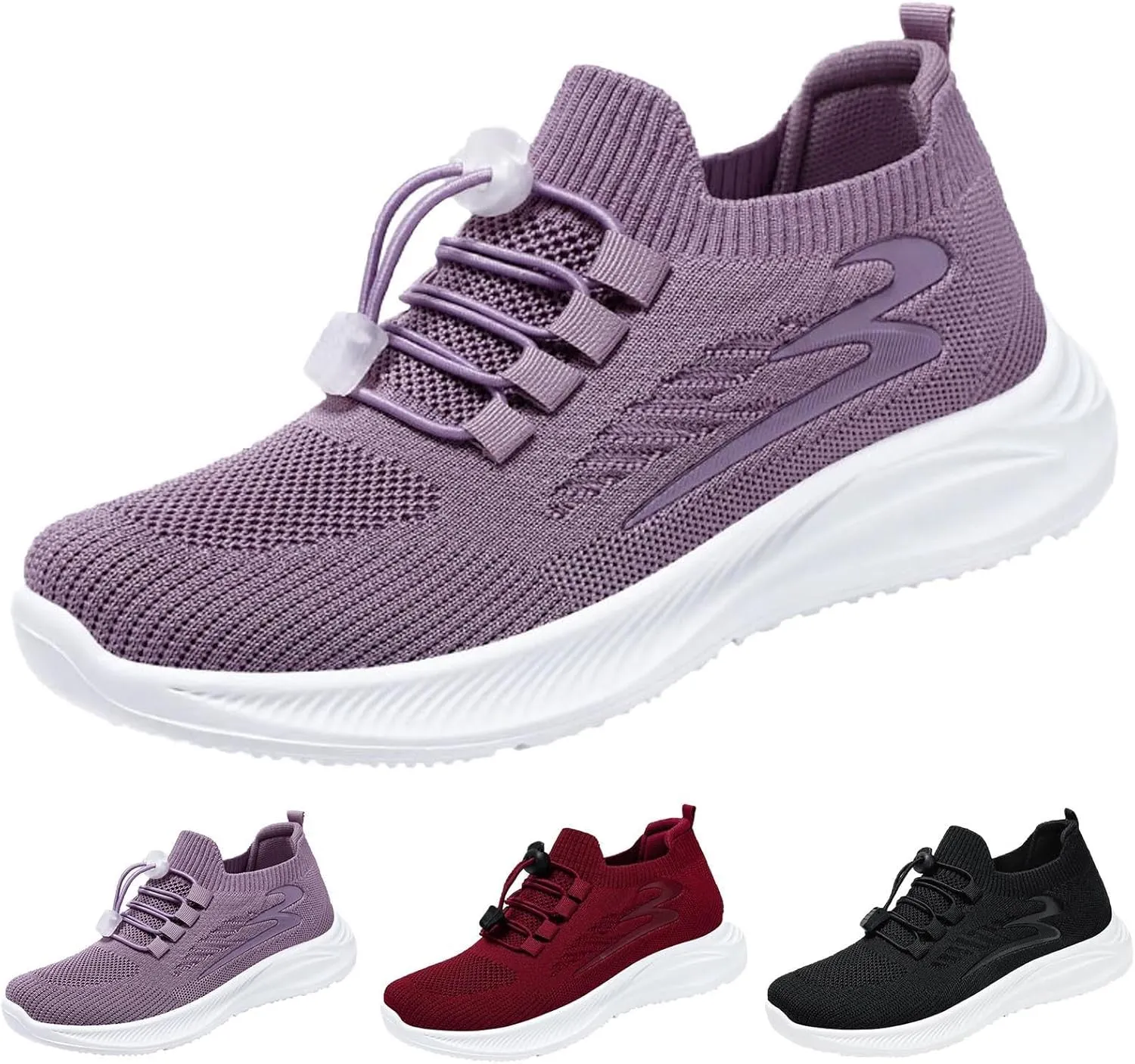 Womens Canvas Slip on Sneakers Walking Tennis Flat Dress Loafers Platform Wedge Mesh Shoes Embroidery Sneakers Casual Slides