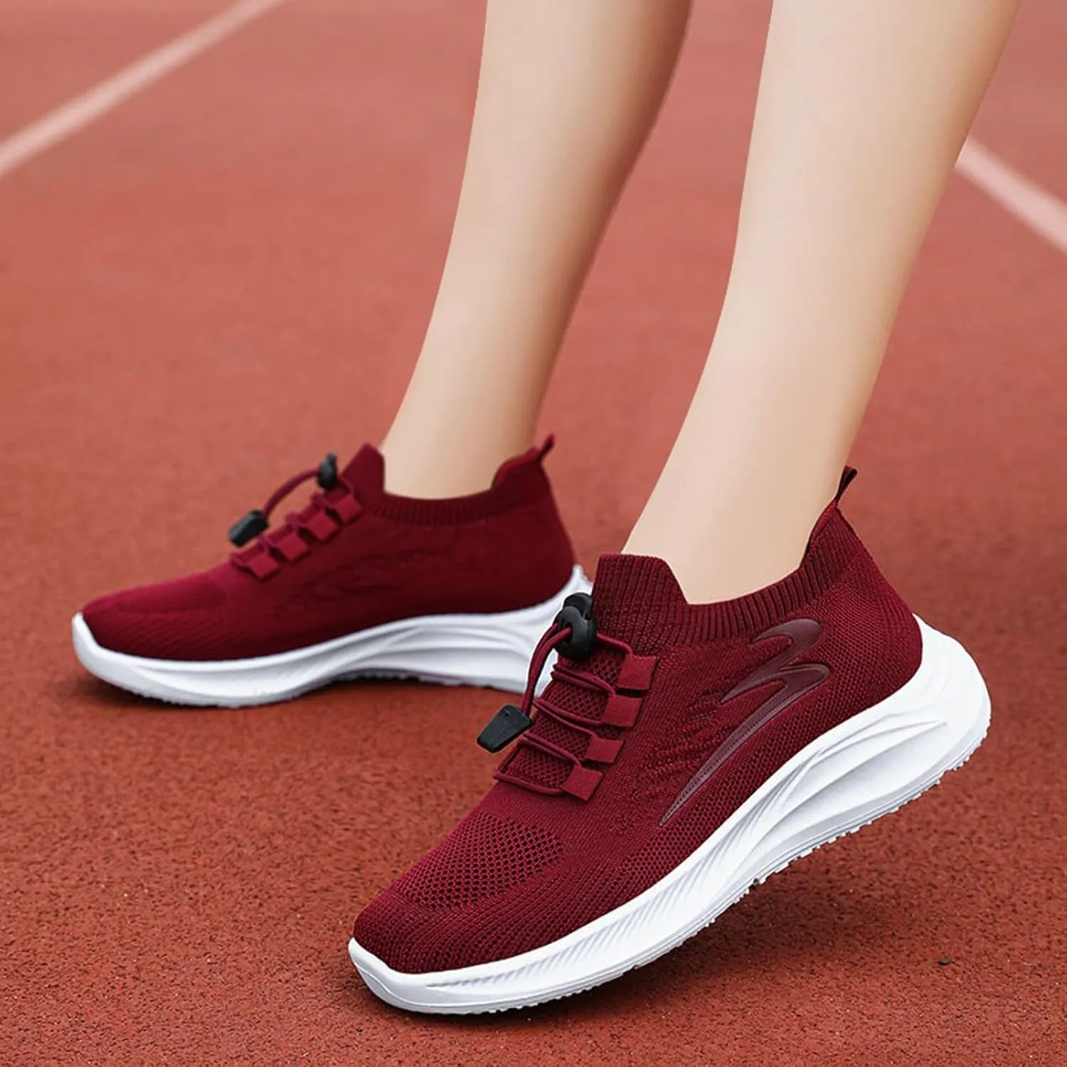 Womens Canvas Slip on Sneakers Walking Tennis Flat Dress Loafers Platform Wedge Mesh Shoes Embroidery Sneakers Casual Slides