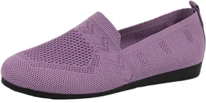 Women's Comfort Ballerina Walking Shoes Shallow Mouth Leisure Flat Shoes Breathable Mesh Sneakers Walking Shoes
