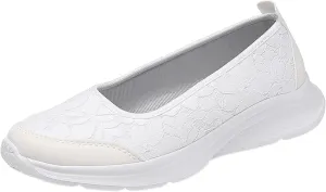 Womens Dressy Casual Walking Shoes Lightweight & Breathable Slip on Sneakers Classic Casual Walking Shoes
