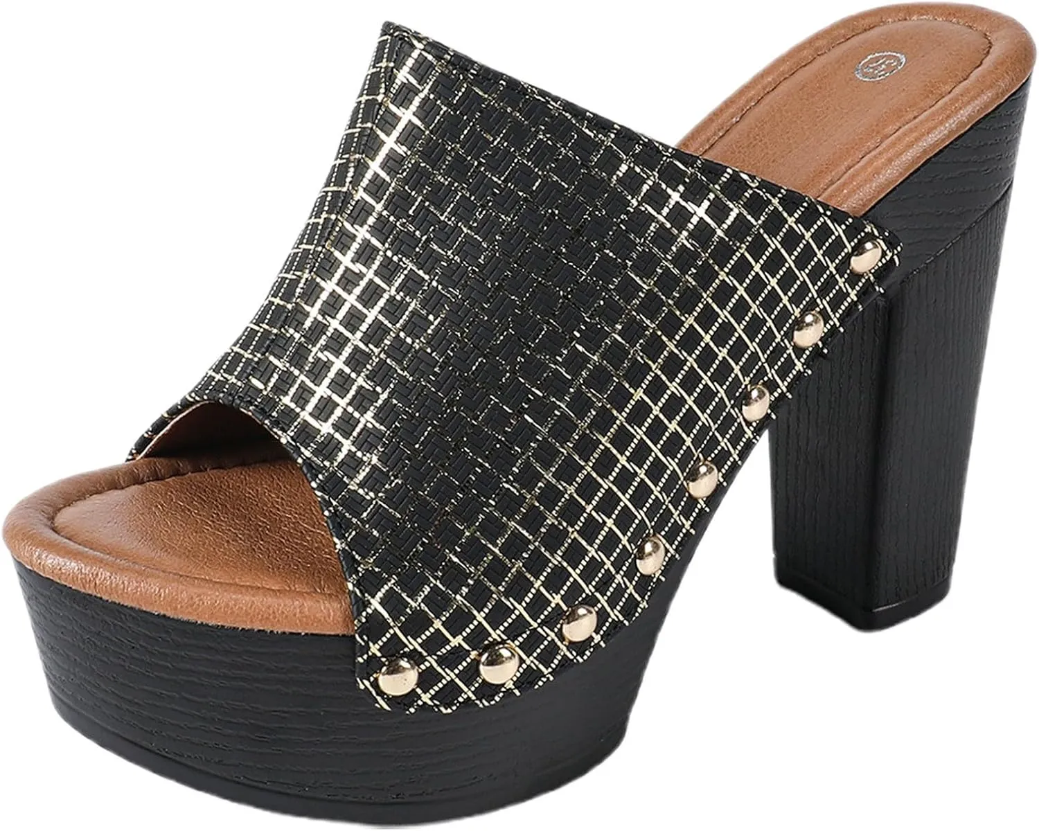 Women's High Heel Slippers Open Toe Sandals Casual Wear Vacation Summer Spring Comfortable Slippers Women for Home
