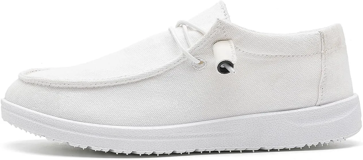 Womens Loafers Women Shoes Casual Slip-On Canvas Shoes Breathable Lightweight Boat Shoes for Women