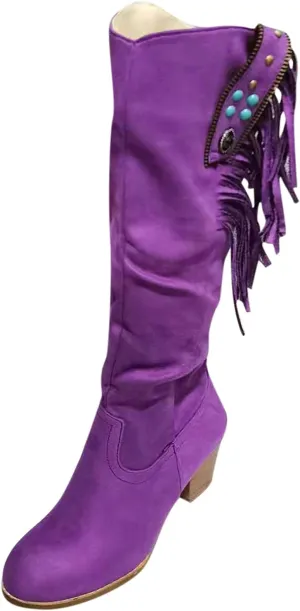 Women's Mid Calf Rain Boots Knee Boots Women's Chunky BootsPointy Zipper High Toe Side Heel Slouchy Short Garden Shose