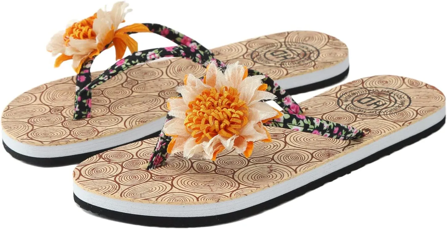 Womens Sandals Comfortable Strappy Walking Sandals for Women Flip Flops for Women Shower Ladies Flat Sandal Summer Slip on Flat Women's Elastic Strap Flat Sandal