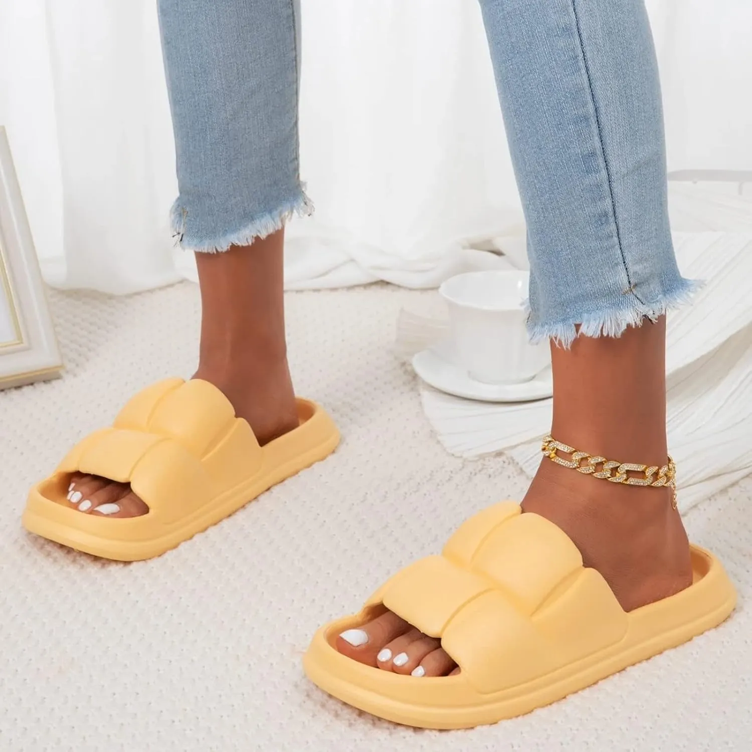 Women's Sandals Comfortable Walking Open Toe Sandals Black Flip Flops for Women Dressy Black Flat Sandal Dressy Open Toe Summer Dressy Women's Comfortable Walking Sandal