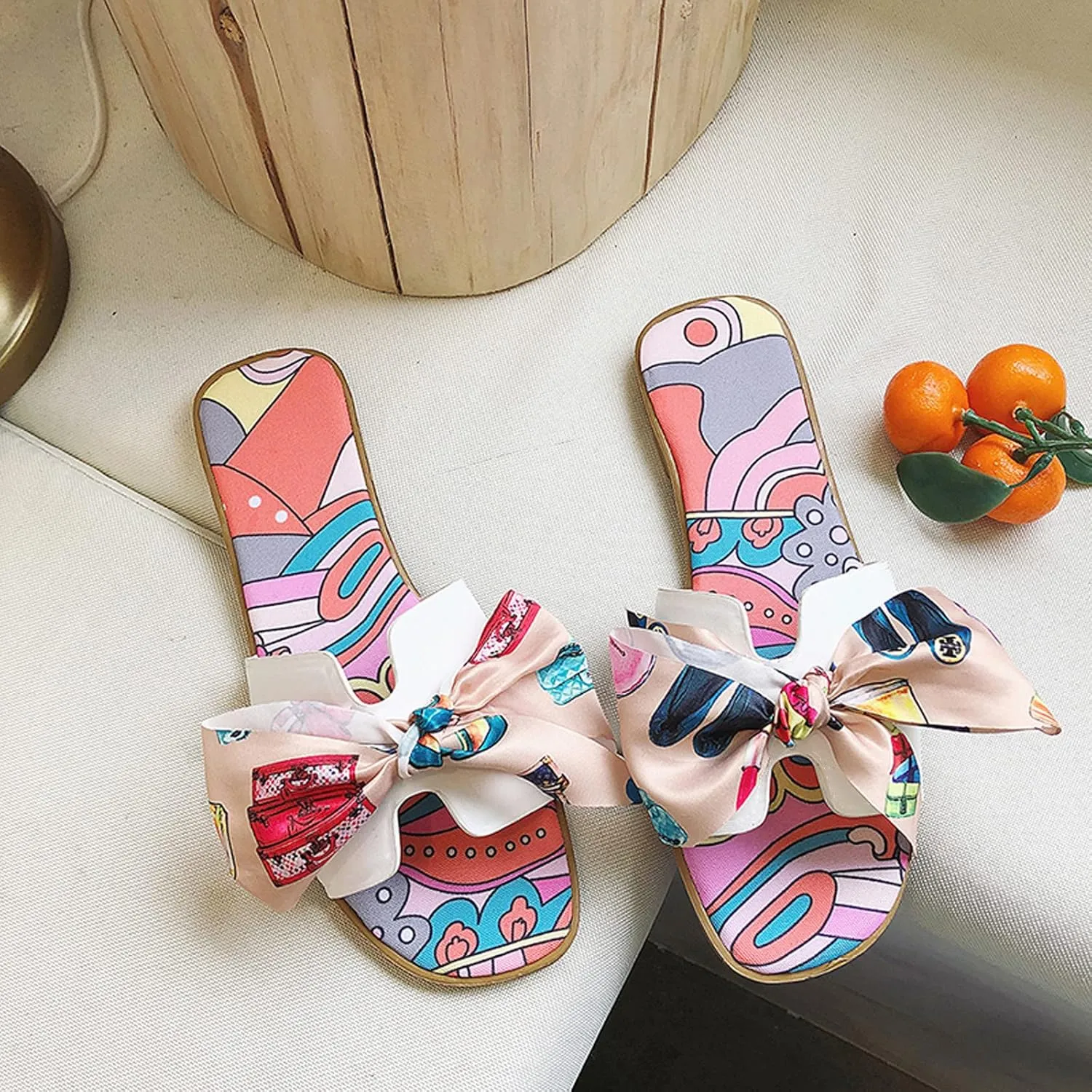 Women's Sandals Comfortable Womens Sandals Strap Flip Flop Slippers Women Funny Womens Flat Sandles Summer Slip on Flat Women's Comfortable Arch Support Dressy Flat